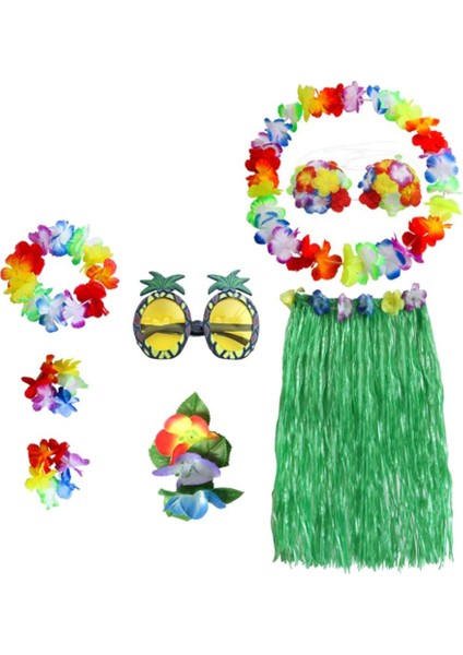 Kadın Bilezik Ük Luau Parti Kostüm Ayarlanabilir Yeşil 60 cm (Yurt Dışından) modelleri