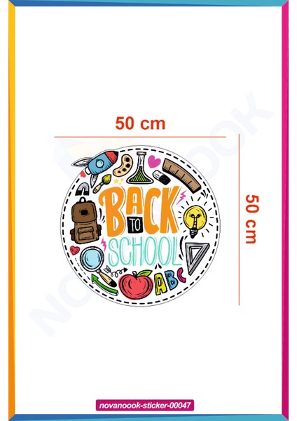 Çocuk Odası Okul Sticker (STICKER-00047)