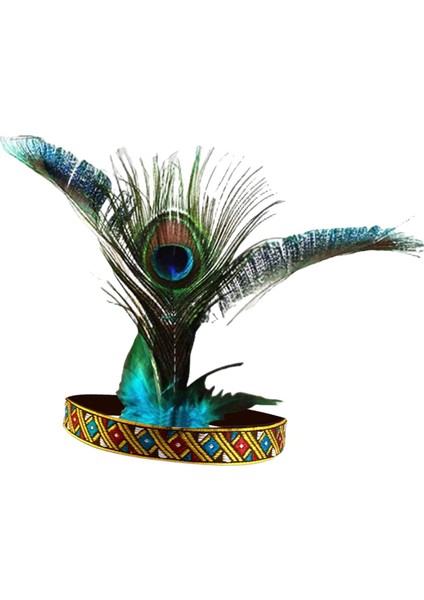 Hint Başlığı Tüy Bandı Headdress Saç Aksesuarları Evrensel 55 cm (Yurt Dışından)