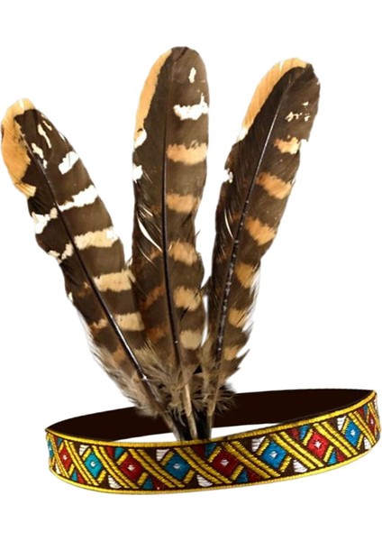 Hint Başlığı Tüy Bandı Headdress Saç Aksesuarları Şkinler 55 cm (Yurt Dışından) modelleri