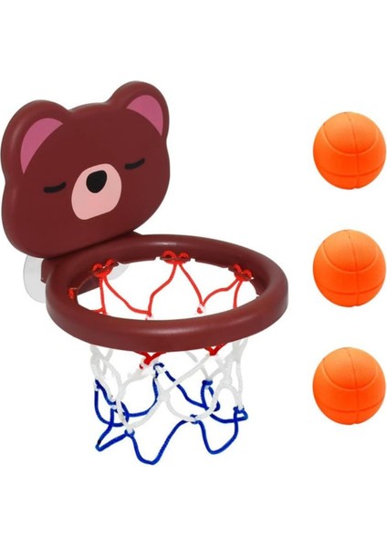 1 Set Mini Basketbol Çocuk Yürümeye Başlayan Çocuk Banyo Eğlenceli Oyuncaklar ile 3 Mavi Top Oyuncaklar (Yurt Dışından)