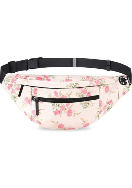 Büyük Crossbody Fanny Paketi 4-Zipper Pockets, Enjoy Sports Festivali Gezgin Çalışan Casual Eller-Özgür Cüzdanlar Bekle Telefon Çantası Tüm Telefonlar (Yurt Dışından)