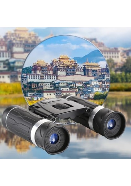 Dürbün, 220X 22 Yakınlaştırmalı Teleskopik Dürbün Yetişkinler ve Çocuklar Için Hd Düşük Gece Görüşlü Dürbün, Kuş Gözlemciliği ve Yürüyüş Için Gerekli, Odaklanmas (Yurt Dışından)