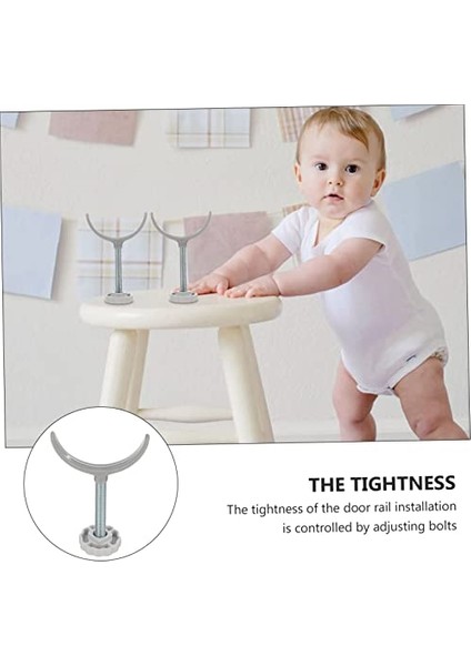 2 Adet Korkuluk U-Şekilli Aksesuarlar Mern Güvenli Kapı Fiksatör Kapıları Mil Çubuk Pet Oyun Parkı Çit Bebek Kapısı Alaşım Saleme Aksesuar Genişletici Çocuk (Yurt Dışından) fırsatları