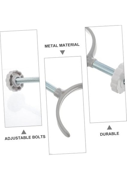 2 Adet Korkuluk U-Şekilli Aksesuarlar Mern Güvenli Kapı Fiksatör Kapıları Mil Çubuk Pet Oyun Parkı Çit Bebek Kapısı Alaşım Saleme Aksesuar Genişletici Çocuk (Yurt Dışından) indirimleri
