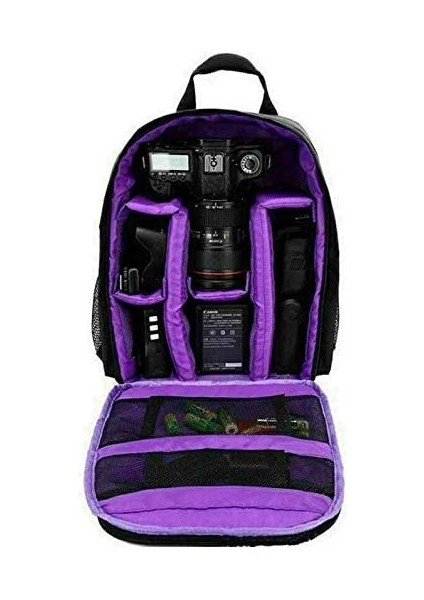 Su Geçirmez Slr/dslr Kamera Sırt Çantası Omuz Çantası Seyahat Çantası Canon Nikon Sony Dijital Lens Orta (Yurt Dışından)