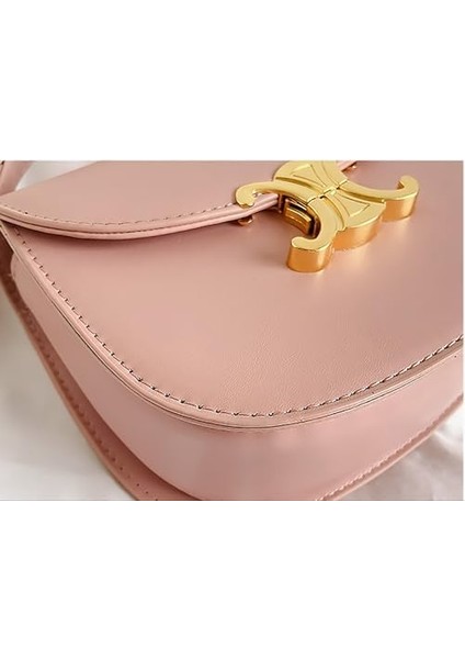 Kadın Deri Omuz Çantası Trendy Tasarımcı Zafer Kemeri Crossbody Çanta Küçük Bez (Yurt Dışından) fırsatları