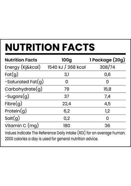 Refresh Chips Freeze Dried Böğürtlen - Dondurularak Kurutulmuş Meyve - Freeze Dry Meyve Kurusu 20gr