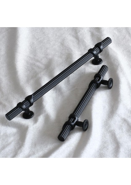 Emir 128 mm Siyah Metal Kulp Çekmece Mobilya Mutfak Dolabı Dolap Kapak Kulpları Kulbu Kulpu