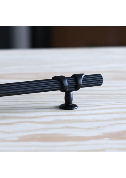 Emir 128 mm Siyah Metal Kulp Çekmece Mobilya Mutfak Dolabı Dolap Kapak Kulpları Kulbu Kulpu
