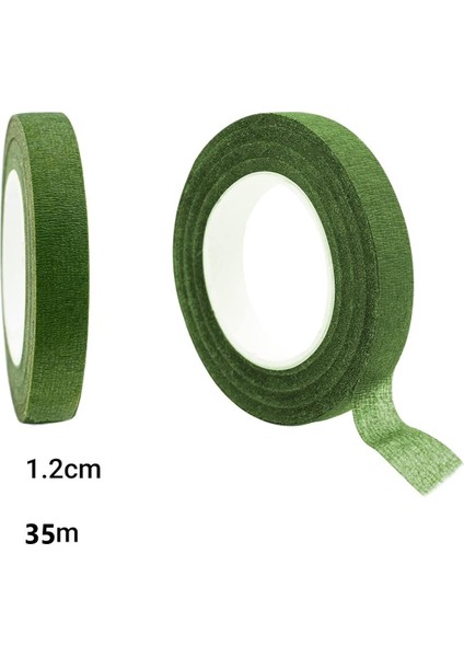 Roco Paper Çiçek Bandı Koyu Yeşil 12 Rulo 1 cm x 35 M fiyatları