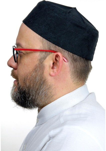 Kubbeli Sert Kalıp Takke - Siyah modelleri