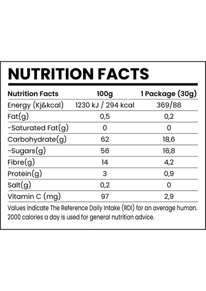 Refresh Chips Freeze Dried Vişne - Dondurularak Kurutulmuş Meyve - Freeze Dry Meyve Kurusu 30gr