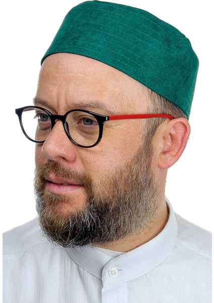 Kubbeli Sert Kalıp Takke - Yeşil fiyatları