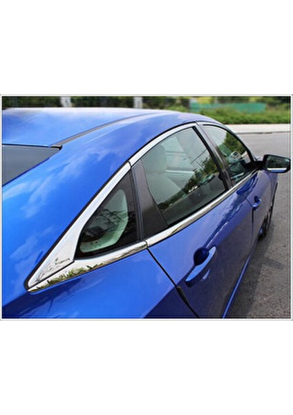 Honda Civic Krom Cam Çıtası 8 Parça P.çelik 2016-2020 Paslanmaz Çelik fiyatları
