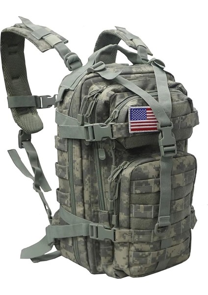 Acu Stili Askeri Sırt Çantaları Açık Molle Taktik Sırt Çantası 1000D Su Geçirmez Kamp Çantaları Erkekler Spor Seyahat Çantası Kamp Avcılık Yürüyüş (Yurt Dışından)