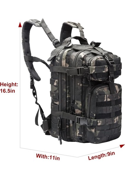 Acu Stili Askeri Sırt Çantaları Açık Molle Taktik Sırt Çantası 1000D Su Geçirmez Kamp Çantaları Erkekler Spor Seyahat Çantası Kamp Avcılık Yürüyüş (Yurt Dışından) modelleri