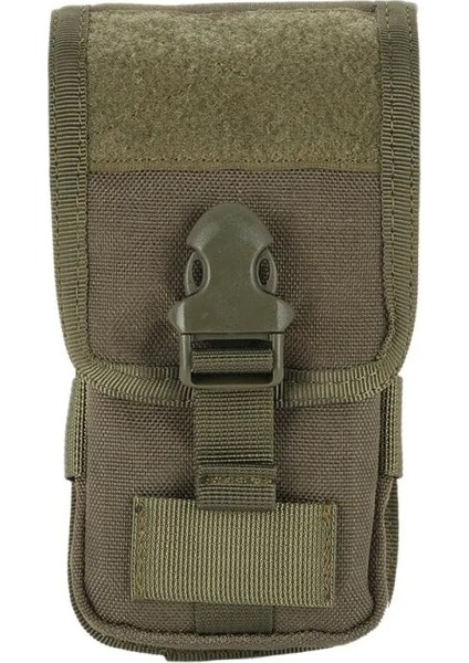 Ordu Yeşili Tarzı Dağcılık Çantası Çok Fonksiyonlu Askeri Taktik Kamuflaj Cepler Cep Telefonu Çantası Açık Koşu Çantası (Yurt Dışından)