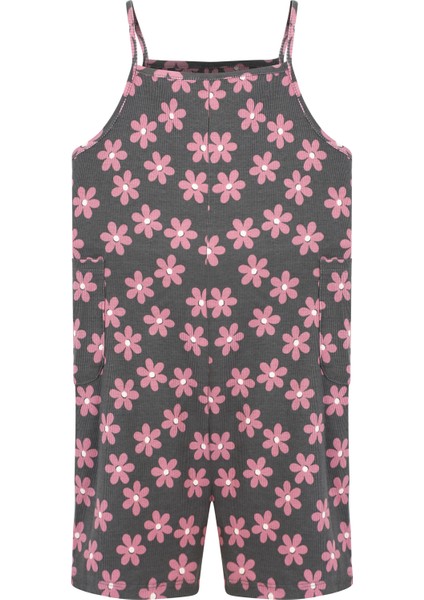 Kız Çocuk Cep Detaylı Fitilli Tulum fırsatları