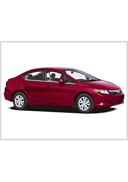 Honda Civic Krom Cam Çıtası 4 Prç. 2012 Üzeri P. Çelik fiyatları
