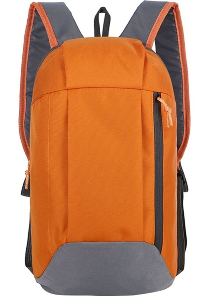 Sarı Stil Unisex Açık Bisiklet Sırt Çantası Büyük Kapasiteli Dikiş Renkli Fermuar Açılış Clos Geniş Omuz Askısı Yırtılmaya Dayanıklı Sırt Çantası (Yurt Dışından)