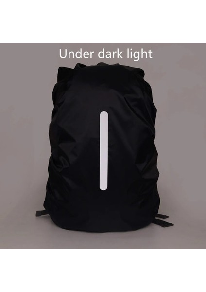 ARMYGREEN-20L Tarzı Yansıtıcı Su Geçirmez Sırt Çantası Yağmur Kapak Açık Spor Gece Bisiklet Güvenlik Işığı Raincover Kılıf Çanta Kamp Yürüyüş L (Yurt Dışından)