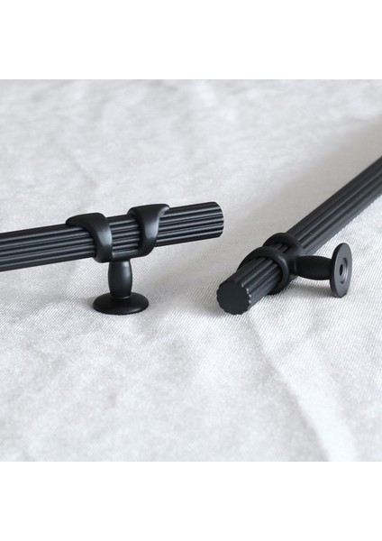 Emir 160 mm Siyah Metal Kulp Mobilya Çekmece Mutfak Dolabı Dolap Kapak Kulpu Kulpları Kulbu