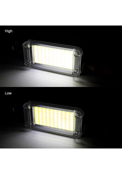 60 LED Şarjlı Tamir Feneri 700 Lümen 2 Mod Asılabilir Kancalı Mıknatıslı El Feneri Işıldak