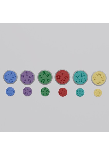 Taktil Diskler - Tactile Discs 6'lı Set