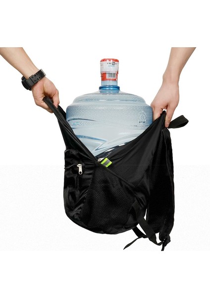 Yeşil Stil Açık Spor Kadın Erkek Küçük Katlanabilir Sırt Çantası Su Geçirmez Sırt Çantası Kapak Çok Fonksiyonlu Yürüyüş ve Seyahat Çantası Paketi (Yurt Dışından) indirimleri