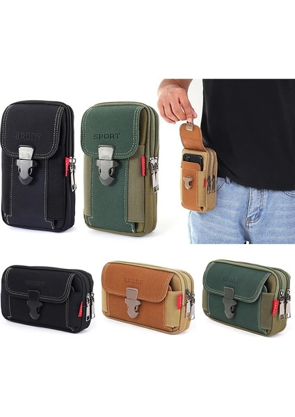 Bir Stil Erkekler Taktik Molle Kese Kemer Bel Paketi Çanta Küçük Cep Askeri Bel Paketi Koşu Kılıfı Seyahat Kamp Çantası Yumuşak Arka Açık (Yurt Dışından) fırsatları