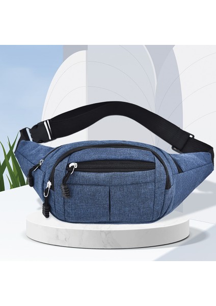 Siyah Stil Çok Amaçlı Bel Paketi Naylon Taşınabilir Cep Telefonu Çantası Fanny Paketi Açık Koşu Bisiklet Yürüyüş Için Büyük Kapasiteli (Yurt Dışından) fiyatları