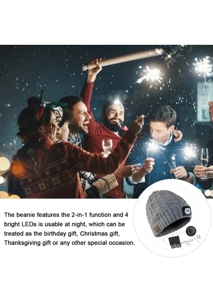 Gri Tarzı 2019 LED Işık Kablosuz Bluetooth Şapka Bere Müzik Örme Şapka Koşu Şapka Spor Kap Siyah Gri USB Şarj Açık Koşu Için (Yurt Dışından) fiyatları