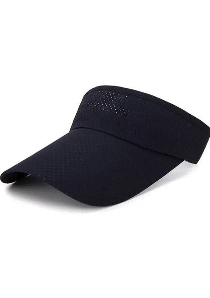 Beyaz Stil Yaz Spor Güneş Şapkaları Kadın Şapka Erkek Kap Ayarlanabilir Nefes Vizör Uv Koruma Üst Boş Tenis Golf Koşu Güneş Kremi (Yurt Dışından) modelleri