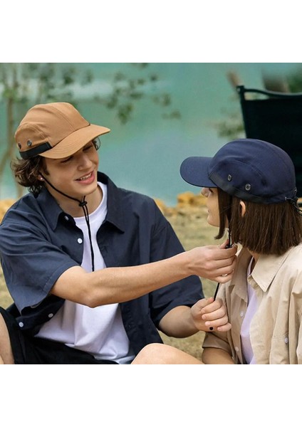 Siyah Stil Yaz Katlanır Balıkçı Şapkası Beyzbol Şapkası Açık Nefes Kamp Yürüyüş Şapkası Çabuk Kuruyan Trekking Şapka Güneş Şapkası Erkek Kadın (Yurt Dışından) fırsatları