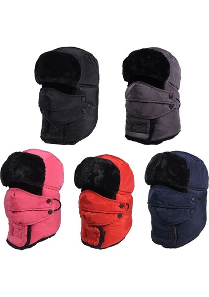 Mr Tarzı Bombacı Şapka Kadın Erkek Kalın Kabarık Rüzgar Geçirmez Yüz Maskesi Boyun Kapak Kış Açık Isıtıcı Eşarp Kap Spor Aksesuarları (Yurt Dışından) modelleri