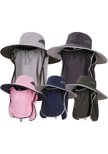 Sh Tarzı Erkek Kadın Açık Yürüyüş Kap Güneşlik Balıkçı Şapkası Hızlı Kuru Nefes Uv Koruma (Yurt Dışından) modelleri