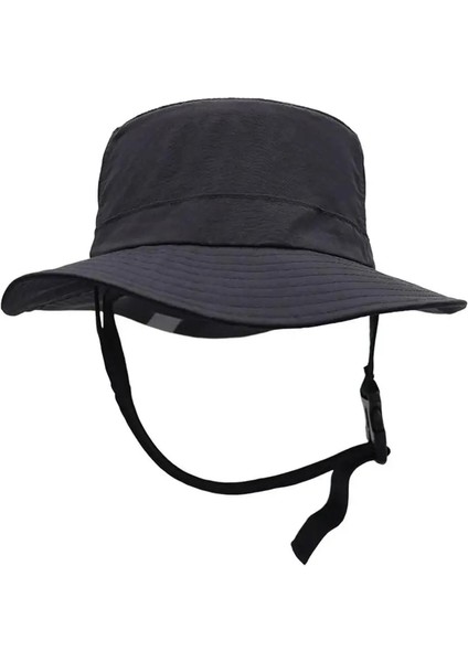 Siyah Stil Kova Şapka Nefes Soğutma Kova Şapka UPF50 Uv Koruma Geniş Ağızlı Güneş Şapkası Kadın Erkek Açık Dağcılık (Yurt Dışından)
