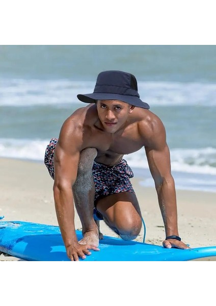 Siyah Stil Kova Şapka Nefes Soğutma Kova Şapka UPF50 Uv Koruma Geniş Ağızlı Güneş Şapkası Kadın Erkek Açık Dağcılık (Yurt Dışından) fırsatları