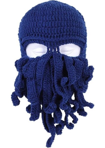 J Tarzı Erkekler Kadınlar Komik Kapaklar Açık Kış Rüzgar Geçirmez Sıcak Ahtapot Bıyık Şapka Kamp Seyahat Için (Yurt Dışından)