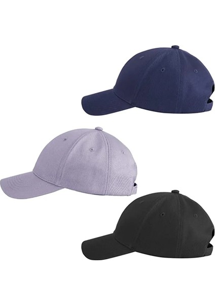 H Tarzı Erkek Kadın Düz Renk Moda Yeni Stil Lain Beyzbol Şapkası Baba Şapka Ayarlanabilir Düşük Profil Sokak Hip Hop Kamyon Şoförü Şapkası (Yurt Dışından)