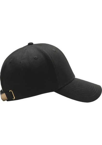 H Tarzı Erkek Kadın Düz Renk Moda Yeni Stil Lain Beyzbol Şapkası Baba Şapka Ayarlanabilir Düşük Profil Sokak Hip Hop Kamyon Şoförü Şapkası (Yurt Dışından)