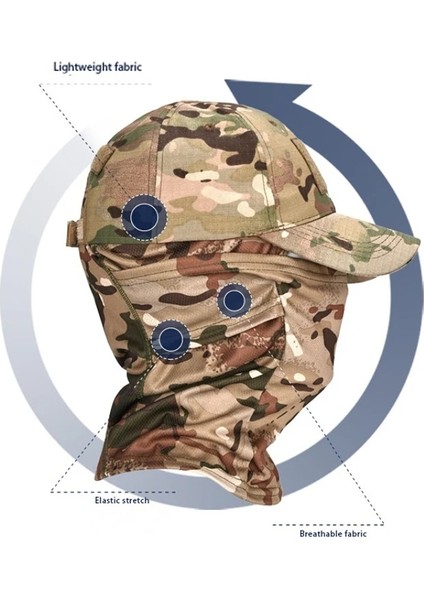 Siyah Stil 2023 Askeri Hood Taktik Ordu Beyzbol Kapaklar Erkekler Kadınlar Için Yaz Snapback Güneş Şapkaları Açık Kamuflaj Balaclava Yarım Kayak Maskesi (Yurt Dışından) indirimleri