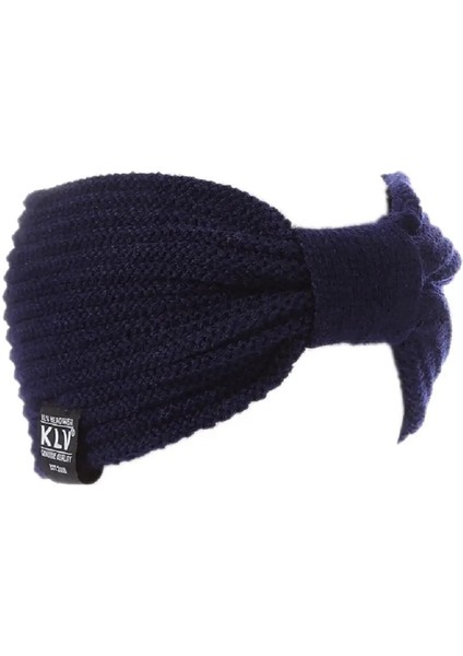 Dl Stili Spor Şapka Sonbahar Kış Bayanlar Yatay Çizgili Örgü Saç Bandı Spor Kafa Bandı (Yurt Dışından)