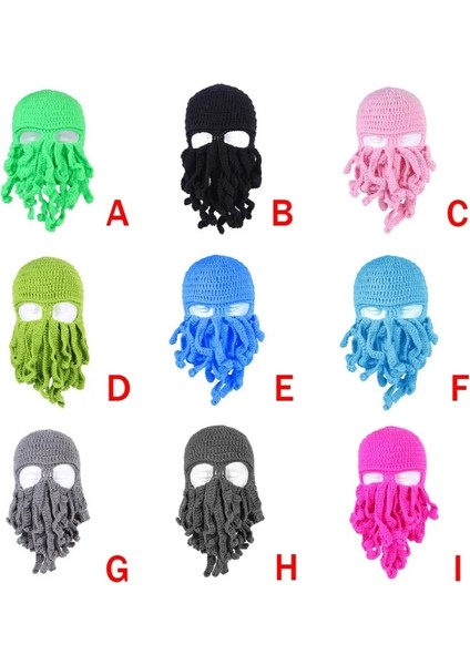 L Tarzı Erkekler Kadınlar Komik Kapaklar Açık Kış Rüzgar Geçirmez Sıcak Ahtapot Bıyık Şapka Kamp Koşu Için (Yurt Dışından) indirimleri