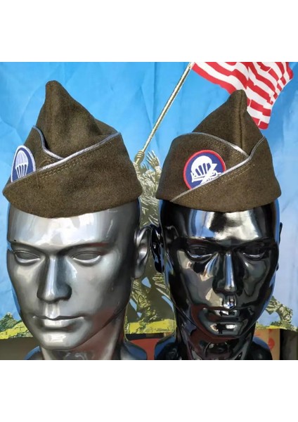 Bir Stil Xl Boyutu TOMWANG2012.WW2 Abd Havadan Paraşüpçü Yün Garizon Yama Işli Şapka (Yurt Dışından) fiyatları