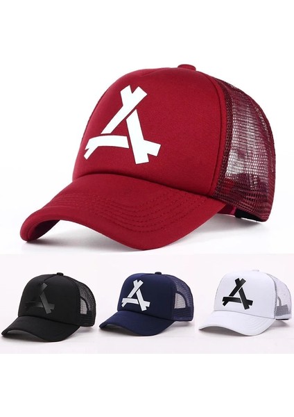 Gy Tarzı 2023 Yeni Yaz Beyzbol Örgü Kapaklar Snapback Şapka Moda Spor Hiphop Kamyon Şoförü Şapkası Tanrı Erkek Kadın Bir Mektup Kap Şapka Garros (Yurt Dışından)