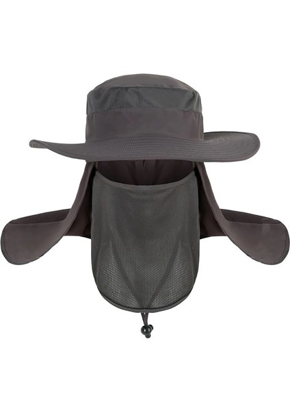 No.7 Tarzı Loogdeel Güneş Koruyucu Kamp Yürüyüş Balıkçılık Kapaklar Nefes Anti-Uv Rahat Şapkalar Açık Avcılık Tam Kafa Su Geçirmez Şapkalar (Yurt Dışından)