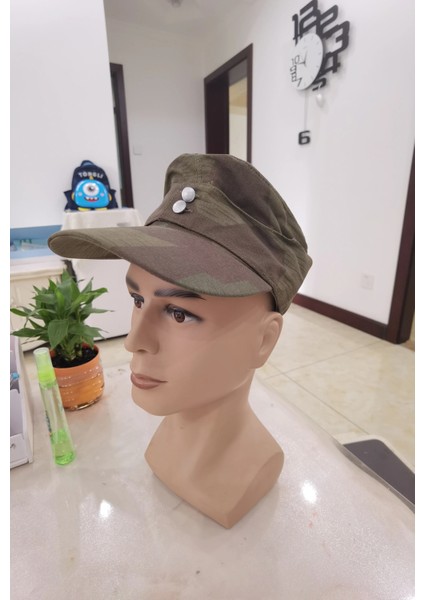 Kıymık Stili S Beden Askeri Ww2 Ikıncı Dünya Savaşı Alman Ordusu M43 Splinter Tarzı 2 Camo Kamuflaj Şapka Alan Askerı Kap Tam Boyutlar ARMYSHOP2008 (Yurt Dışından)