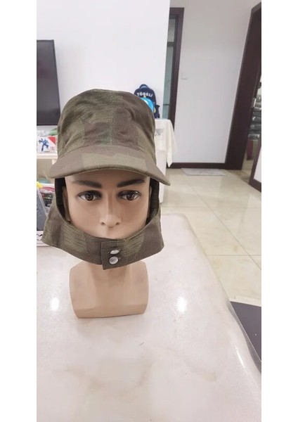 Kıymık Stili S Beden Askeri Ww2 Ikıncı Dünya Savaşı Alman Ordusu M43 Splinter Tarzı 2 Camo Kamuflaj Şapka Alan Askerı Kap Tam Boyutlar ARMYSHOP2008 (Yurt Dışından)